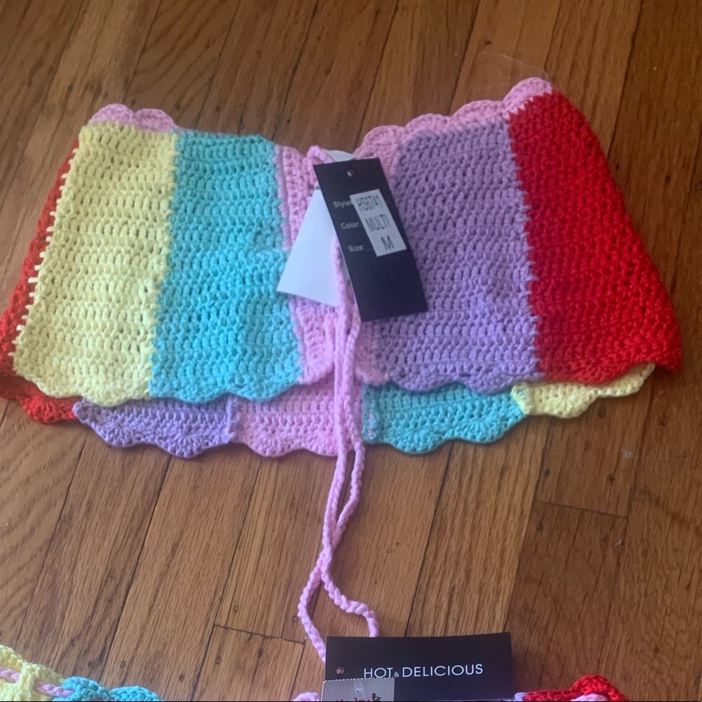 Two piece knitted summer set